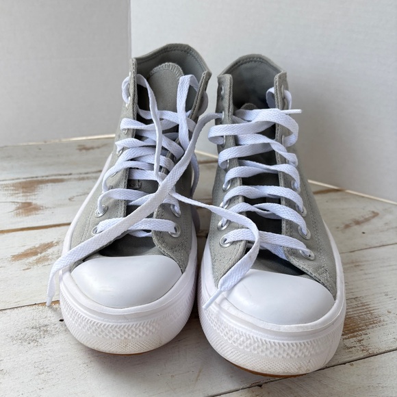 CONVERSE Women's Chuck Taylor All Star Move Hi Platform Sneakers sage 7.5 NWOT - Picture 15 of 16